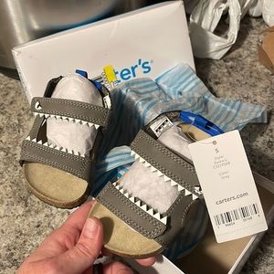 Carter’s Shark Sandals 5C